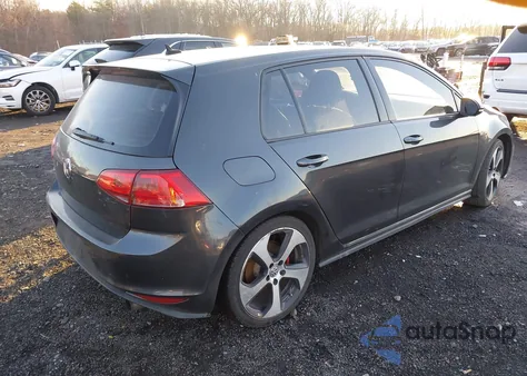2015 Volkswagen Golf Gti 2.0T Autobahn 4-Door from USA, damaged, VIN 3VW4T7AU8FM015626
